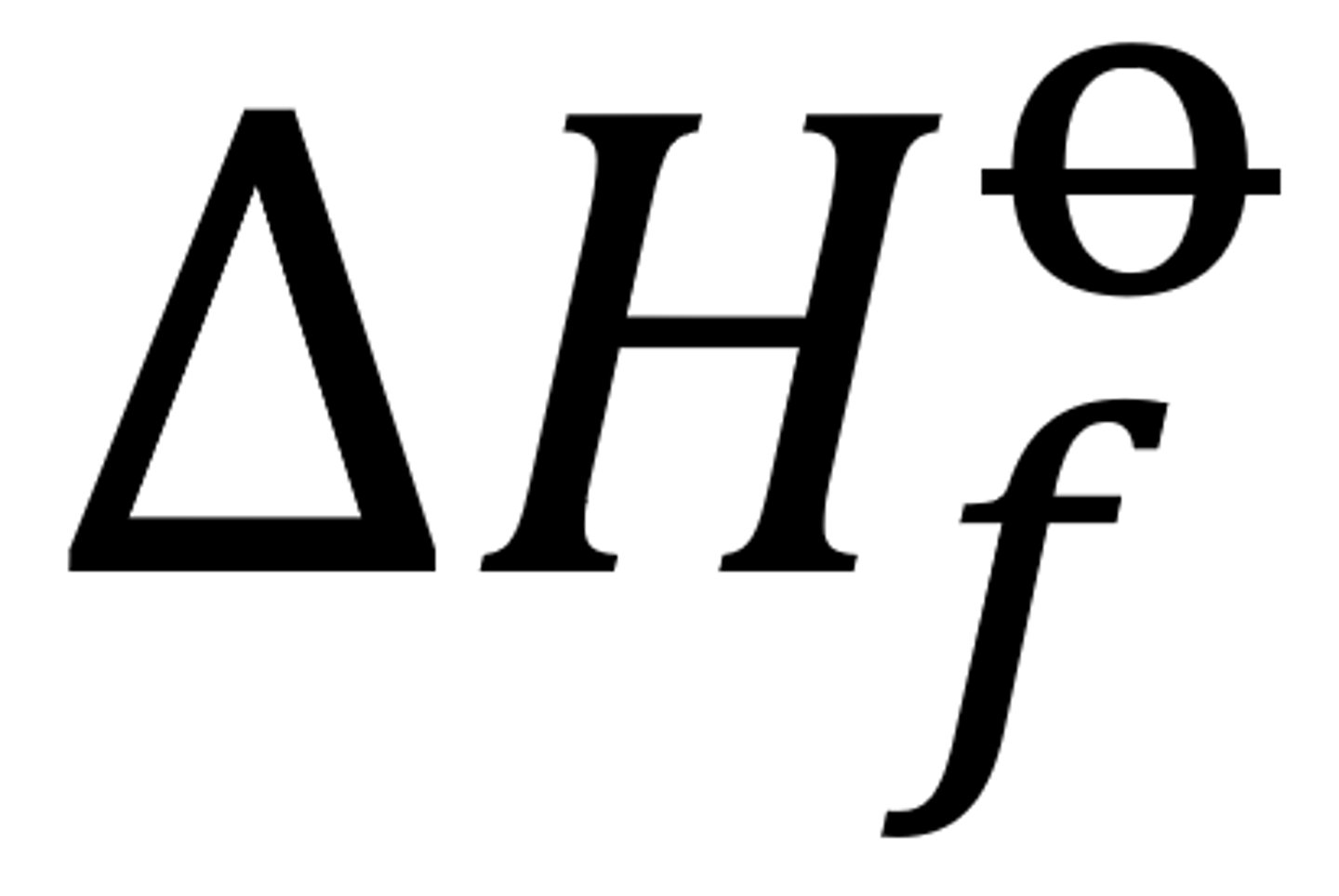 <p>Enthalpy change that takes place when one mole of a compound is formed from its elements under standard conditions, with all reactants and products in their standard states</p>