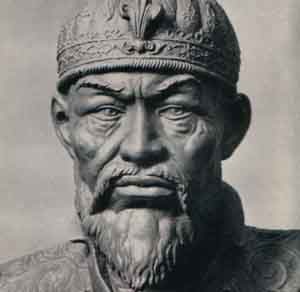 <p>timur through conquest gained control over much of central asia and iran.</p>
