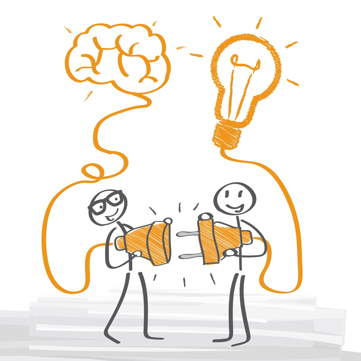 <p>We need to _ _ _ _ _ _ _ _ _ a new idea for the presentation.</p>