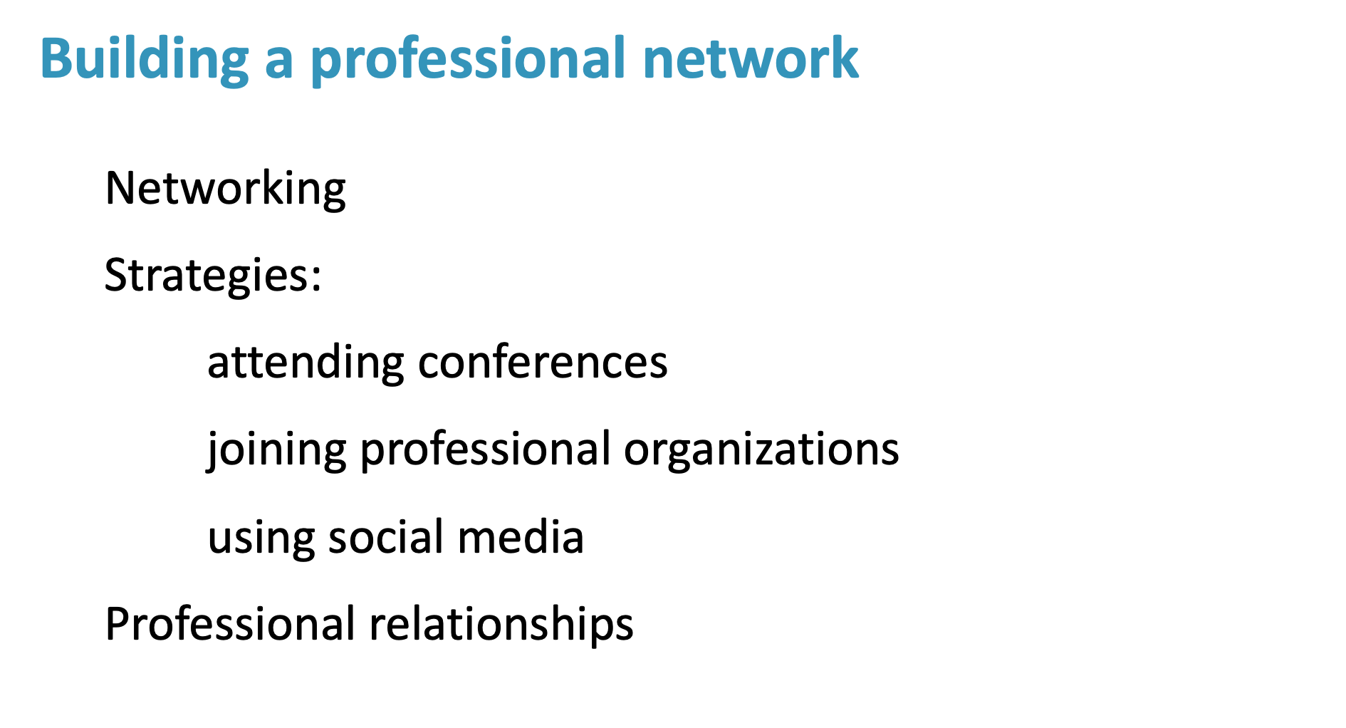 <p><span style="font-family: &quot;Segoe UI&quot;">Networking is a powerful tool for career development. Building a strong professional network can open doors to job opportunities, mentorship, and collaborations. Attend conferences, join professional organizations, and use social media platforms like LinkedIn to connect with other dietitians. Remember, maintaining these relationships is just as important as establishing them."</span></p><p></p>
