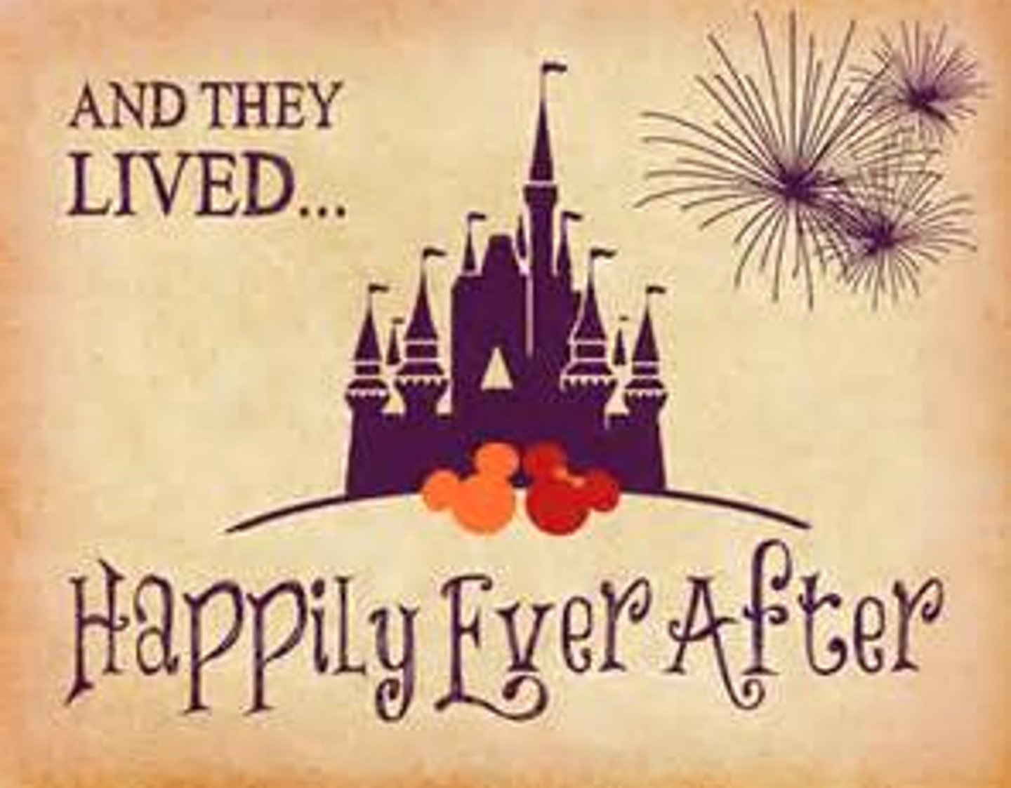 <p>They lived happily ever after</p>