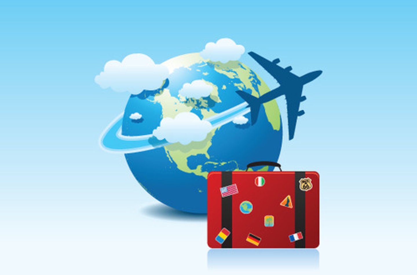 <p>to travel (abroad)</p>