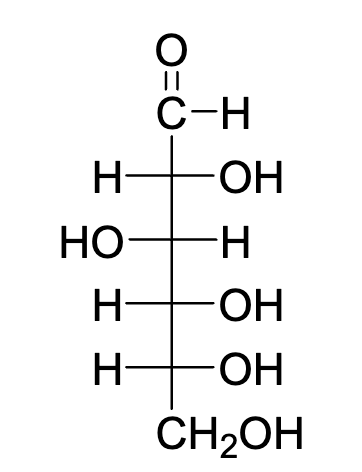 <p><span>Most abundant monosaccharide</span></p><p><span>Can be broken down to produce energy (glycolysis)</span></p><p><span>Diabetics have a hard time getting glucose from the bloodstream into cells</span></p><p><span>	Type 1, type 2</span></p><p><span>The hormone insulin signals cells to take up glucose, where it is broken down or stored</span></p>