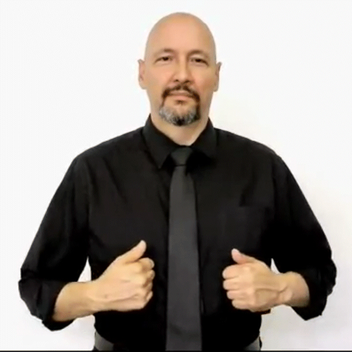 <p>sideways A with both hands move up</p>