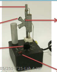 <p>Melt-temp Apparatus components</p>
