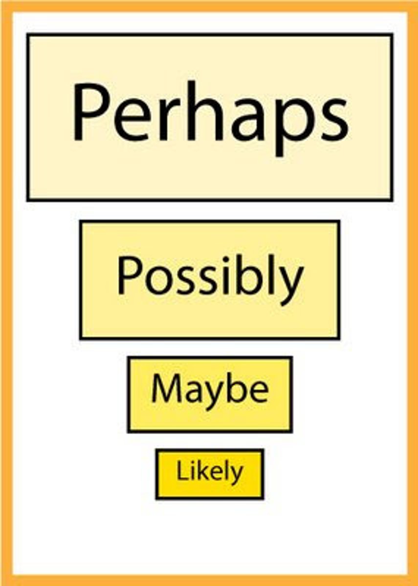<p>to assume, assumptions</p>