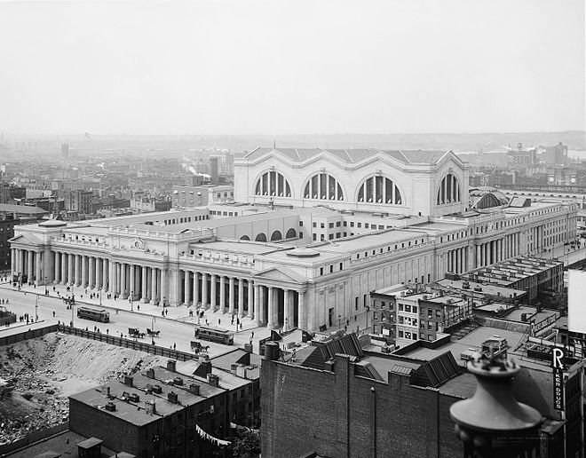 <p>What movement is Penn Station a part of?</p>
