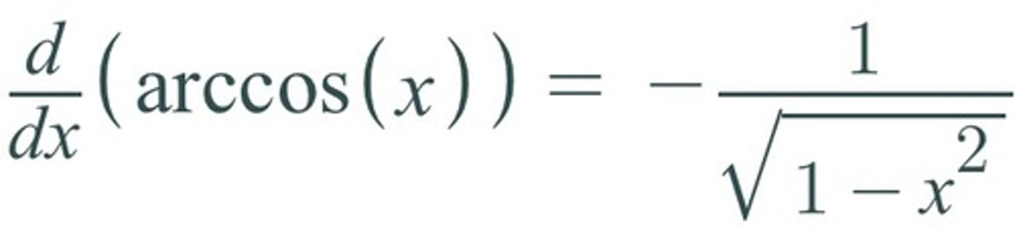 <p>-1/√(1-x²)</p>