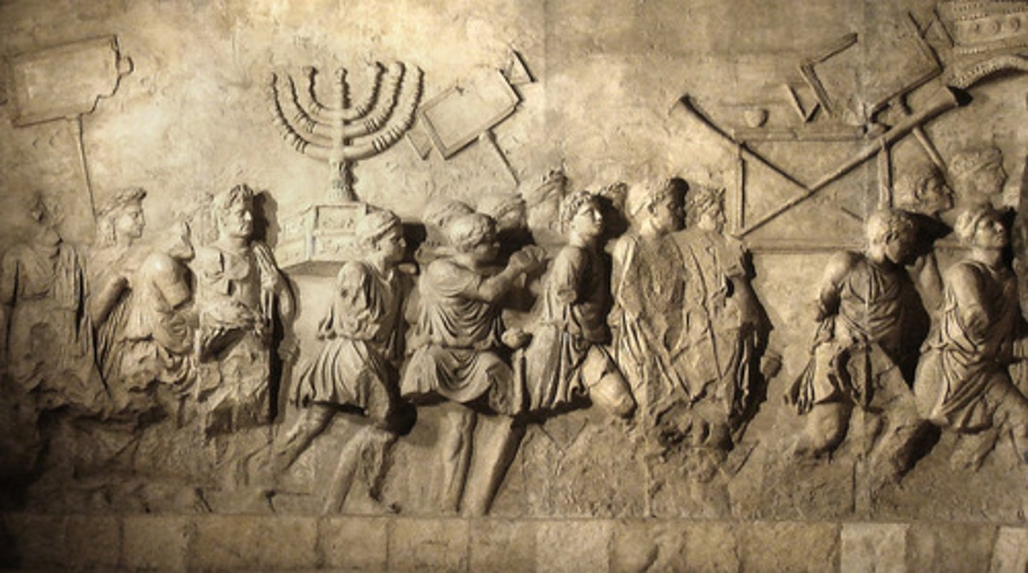 <p>the dispersion of the Jews outside Israel</p>