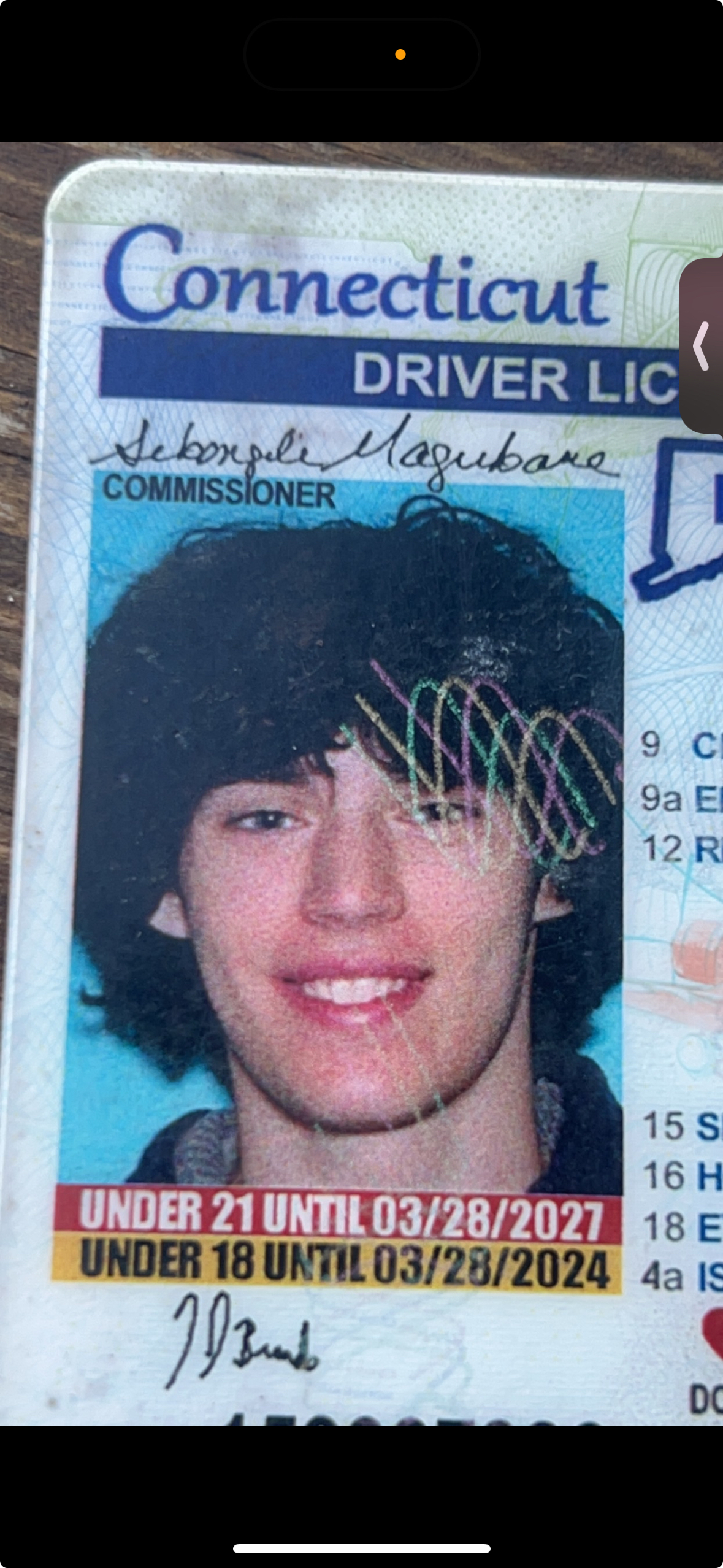 <p>from Fairfield, goes to Quinnipiac, works at marina</p>