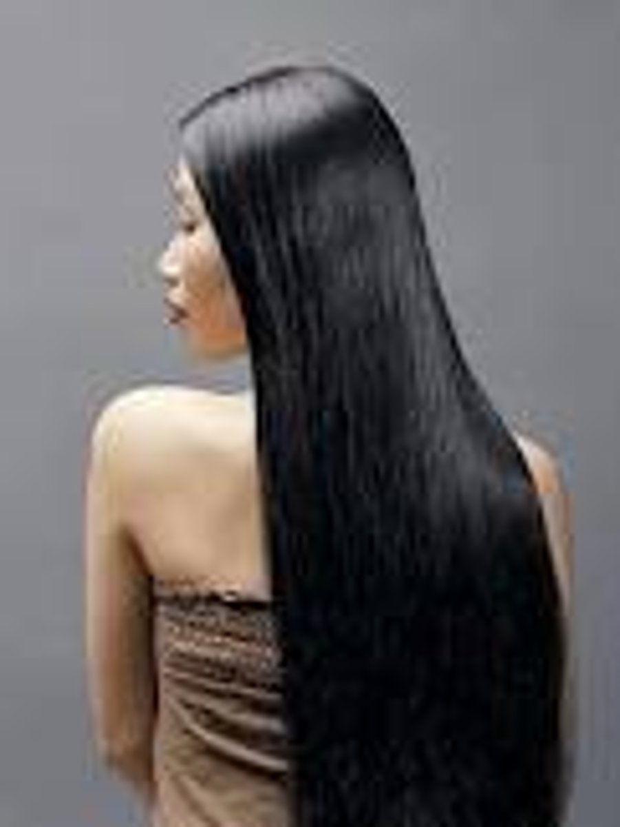 <p>To have straight hair</p>