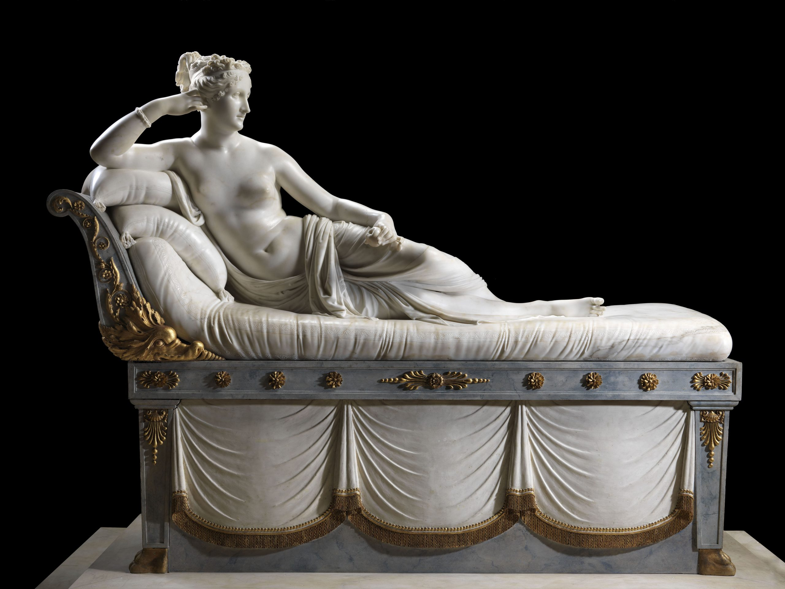 <p>What style is Canova, Portrait of Pauline Borghese as Venus Victorious, 1804-08 created in?</p>