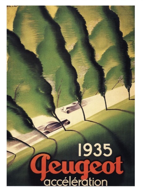 <p><span>Колен П. Пежо. Скорость. 1935.</span></p><p><span>Литография</span></p>