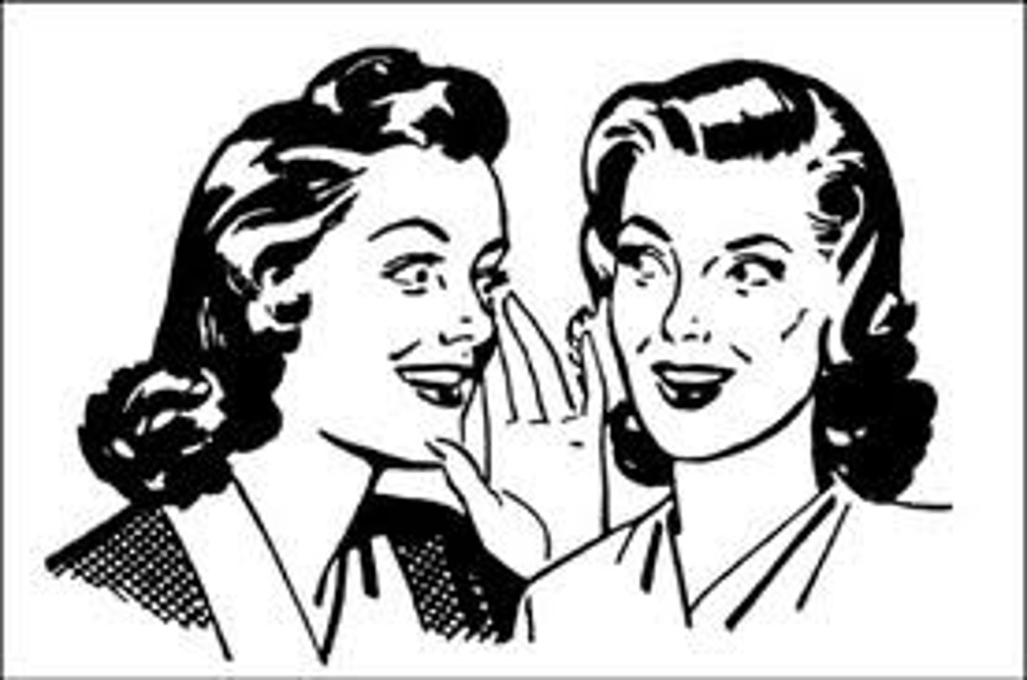 <p>to be a gossiper</p>