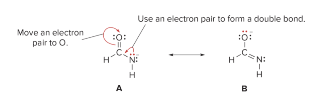 <ol><li><p>2 R structures differ in position of multiple bonds and non-bonded e- (placement of atoms and single bonds STAY THE SAME!!)</p></li><li><p>2 R structures must have same number of unpaired e-</p></li><li><p>must be valid lewis structures </p></li></ol><p></p>