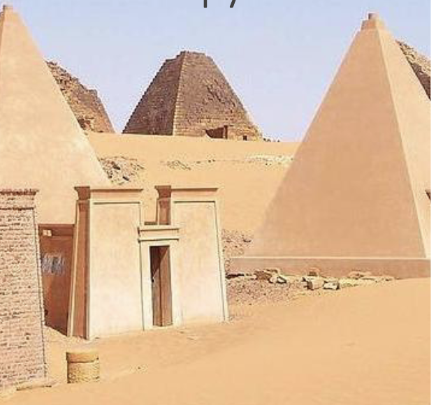 <p>nubian pyramids</p>
