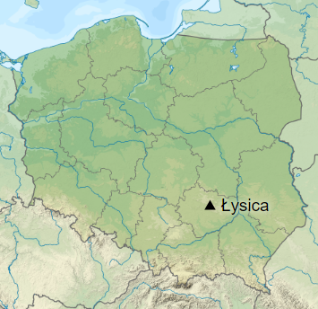 <p>Łysica 612 m n.p.m</p>