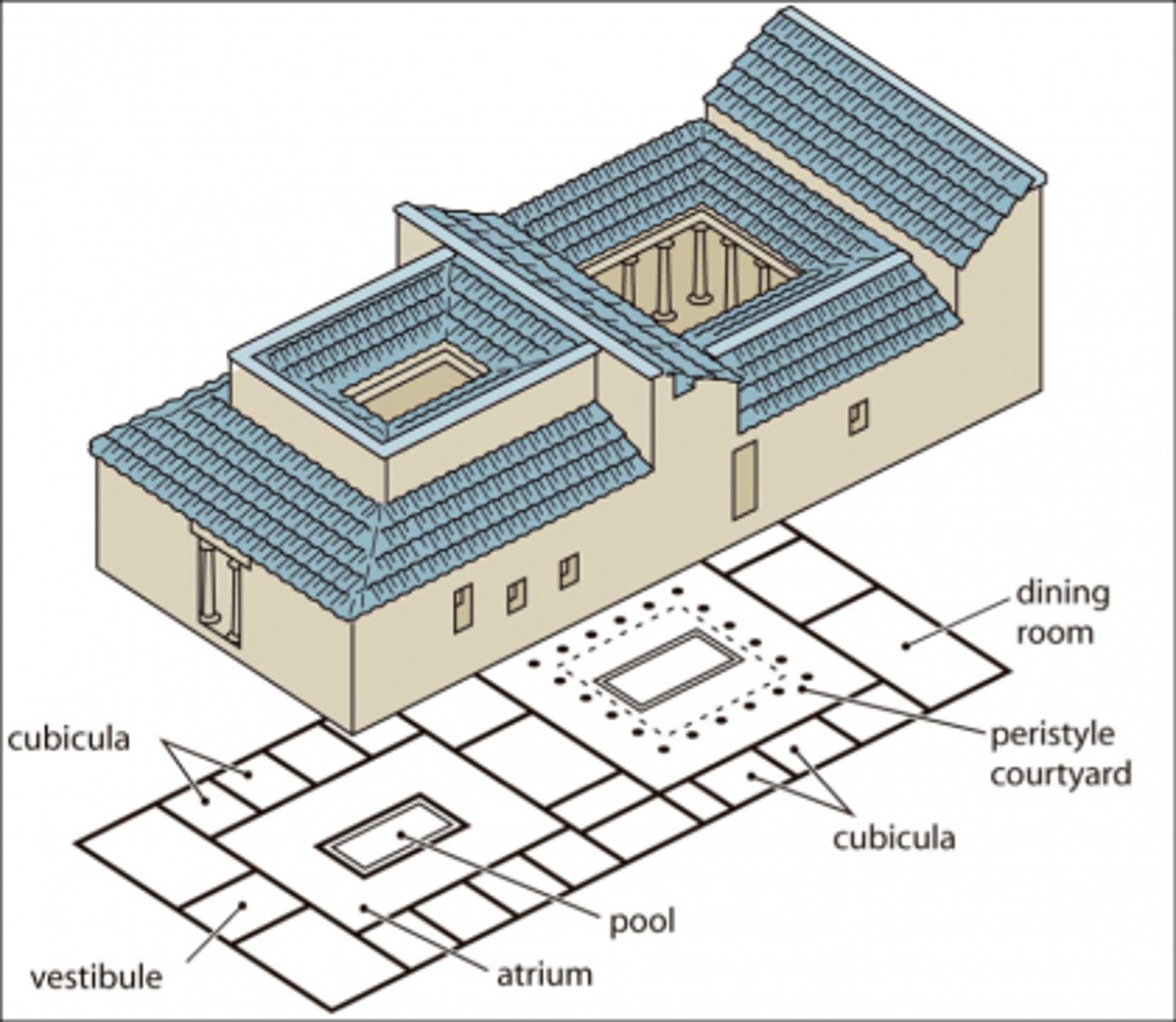 <p>orthographic drawing that shows the floorplan of a project</p>