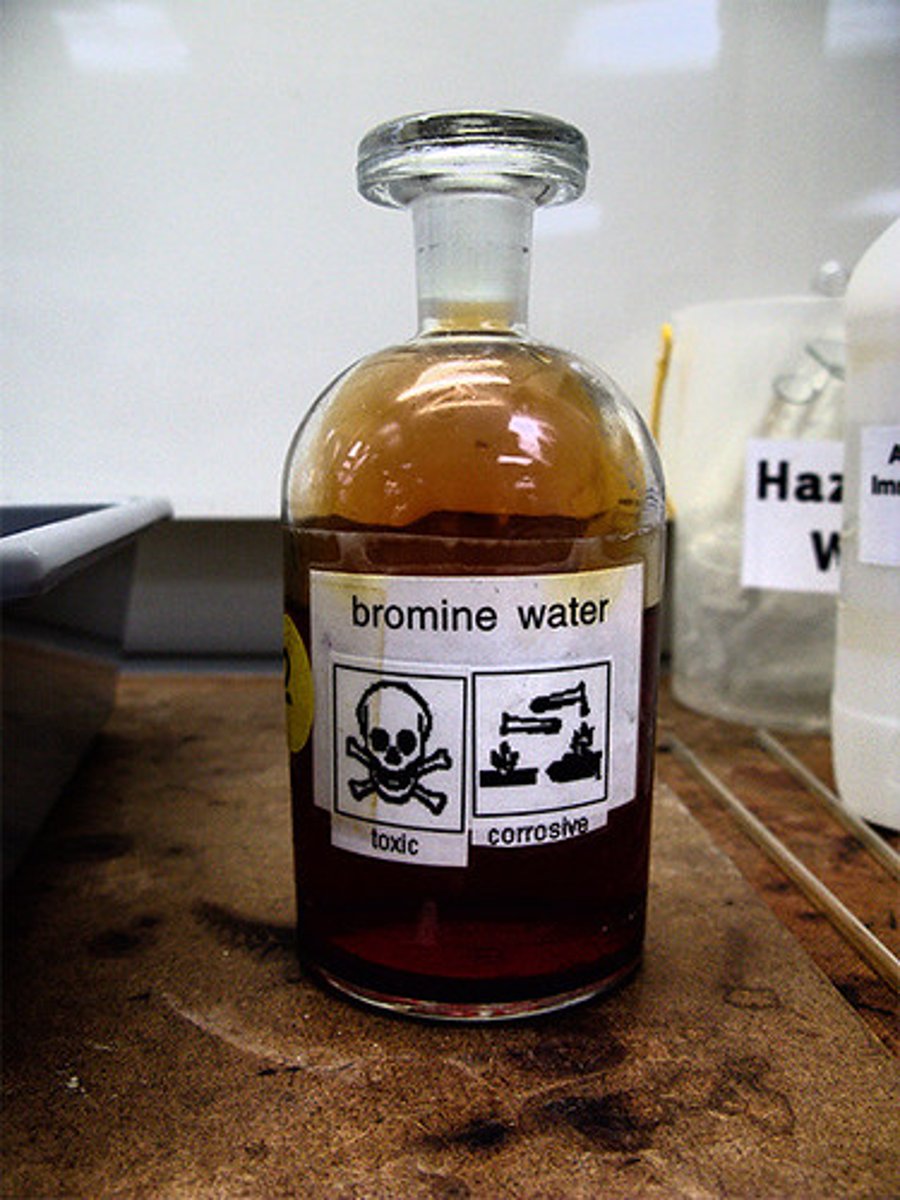 <p>Bromine</p>