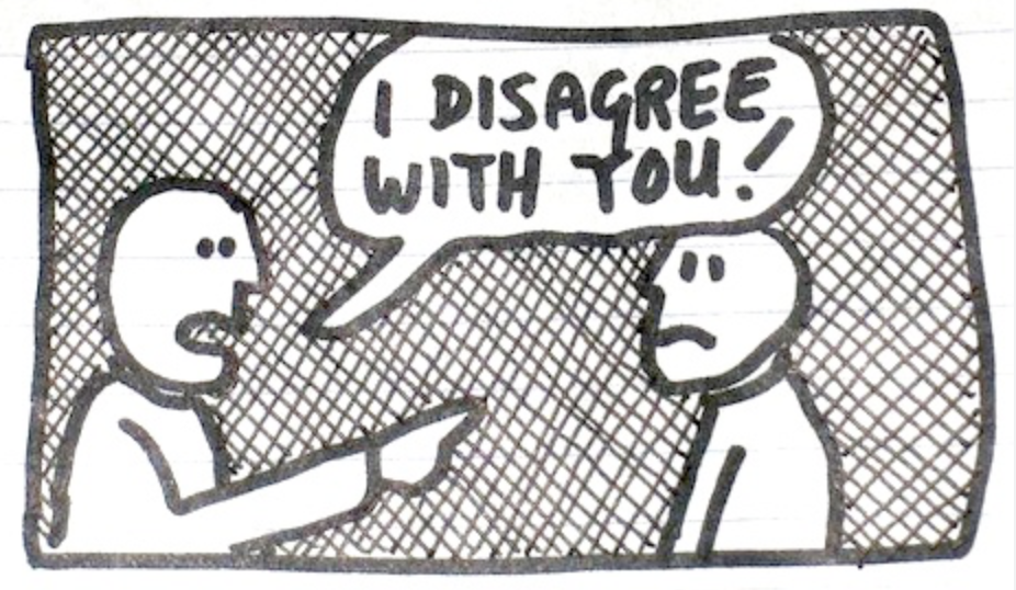 <p>I disagree that …</p>