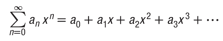 <ul><li><p>Infinite</p></li><li><p>x &amp; aₙ take on any values for n = 0, 1, 2, …</p></li></ul>