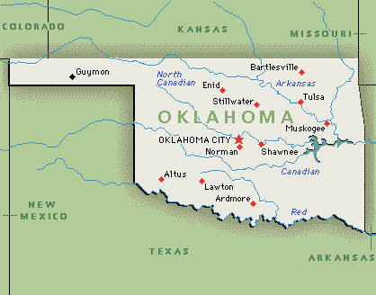 <p>Oklahoma</p>