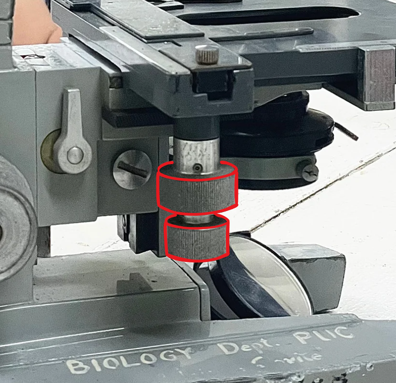 <p>Identify the microscope part</p>