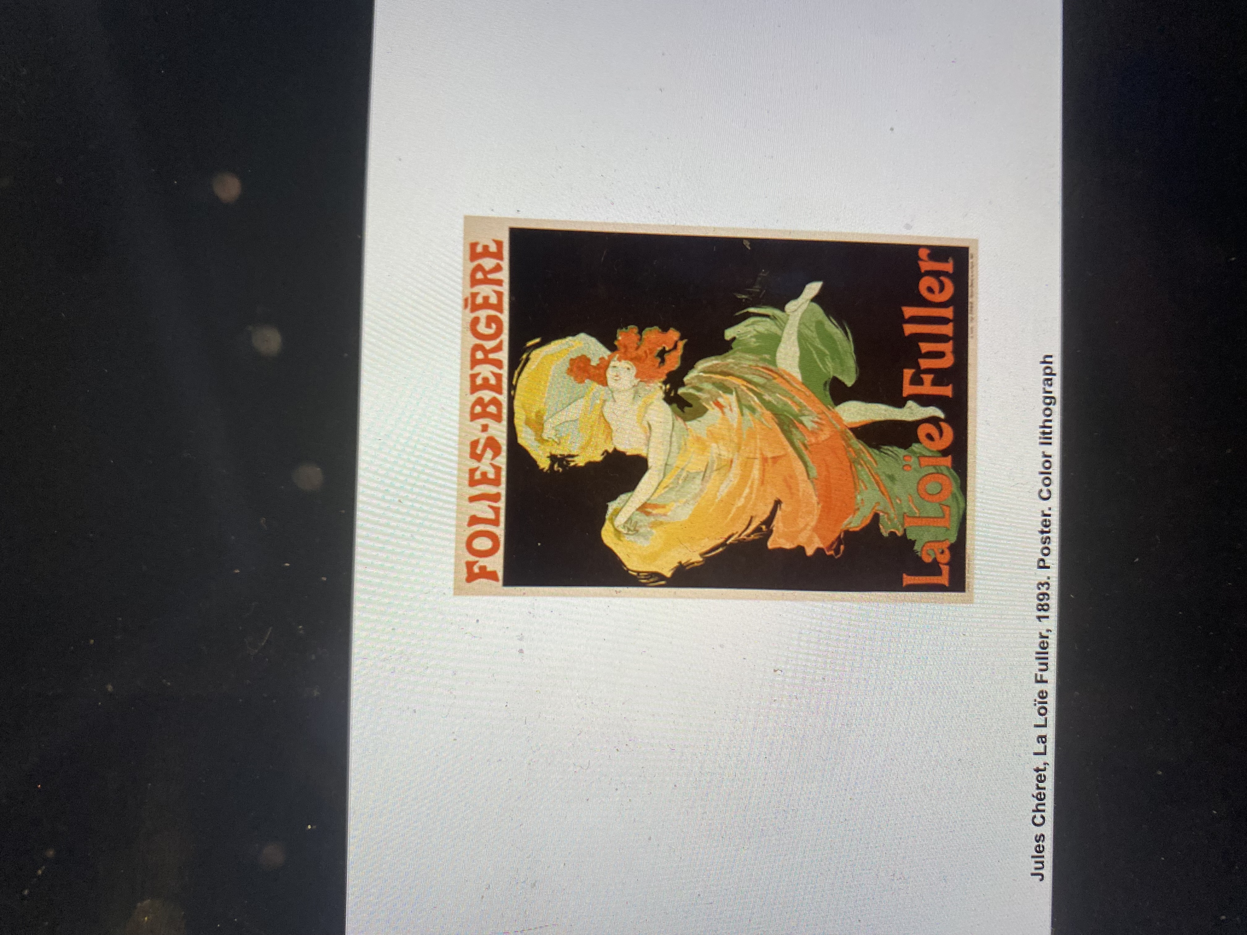 <p><span><strong>Jules Chéret, La Loïe Fuller, 1893. Poster. Color lithograph</strong></span></p>