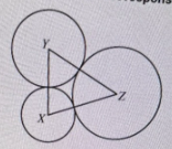 <p>In the figure above, each circle is tangent to the other two circles. The points X, Y, and Z are the centers of the circles. If the circles have radii of 3, 4, and 5 respectively, what is the perimeter of the triangle XYZ?</p><p>A) 12</p><p>B) 19</p><p>C) 20 </p><p>D) 24</p>