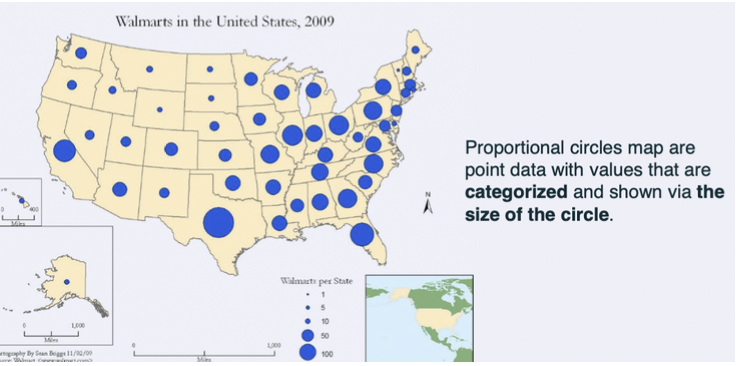 <p>Point data maps </p>