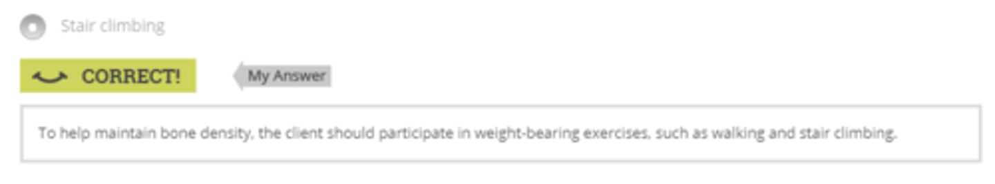 <p>Stair climbing</p>