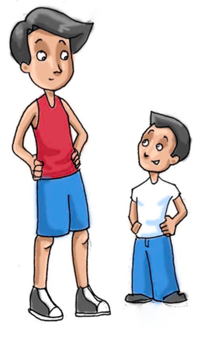<p>tall/short</p>