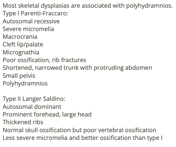 <p>d) oligohydramnios</p>