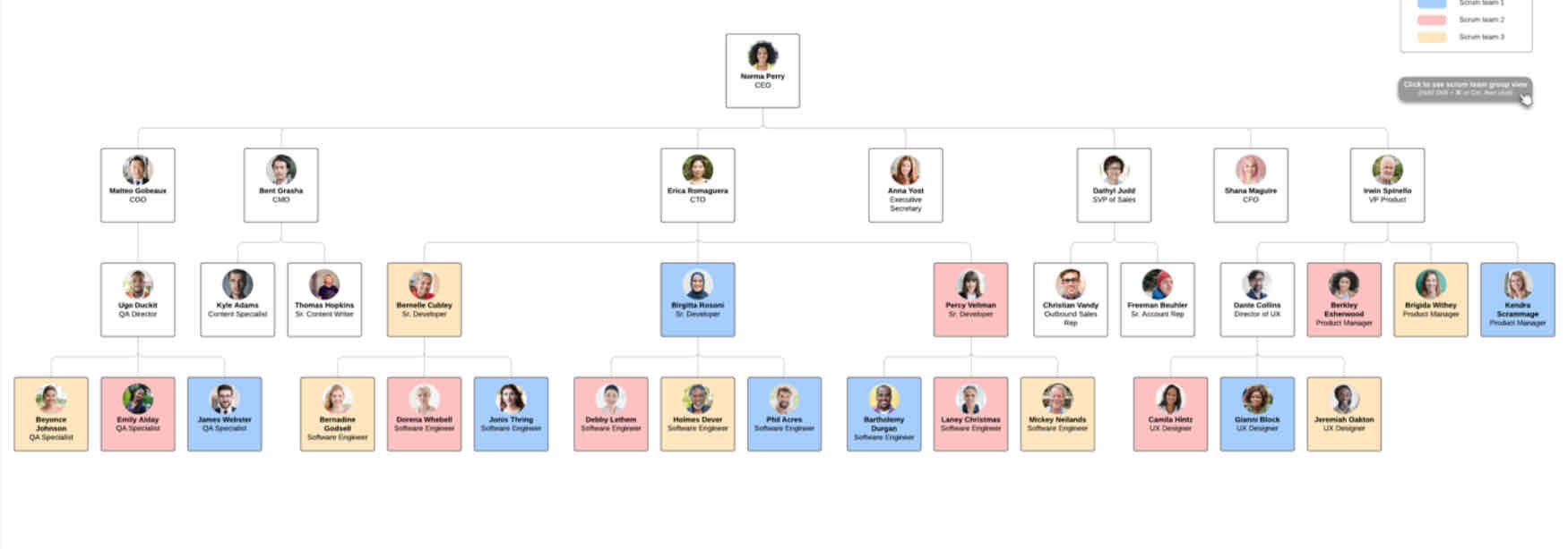 <p>structure that organizes the company into teams that work on specific projects or tasks</p><p>teams are given the authority to make decisions and manage their own work, often with a focus on collaboration and innovation.</p><p>key aspects: Collaborative decision-making, emphasis on teamwork, less hierarchical.</p><p>dividing employees into teams for specific tasks or projects, collaboration, teams make decisions together</p><p>ex: there will be three senior developers managing their teams and all reporting to CTO</p>