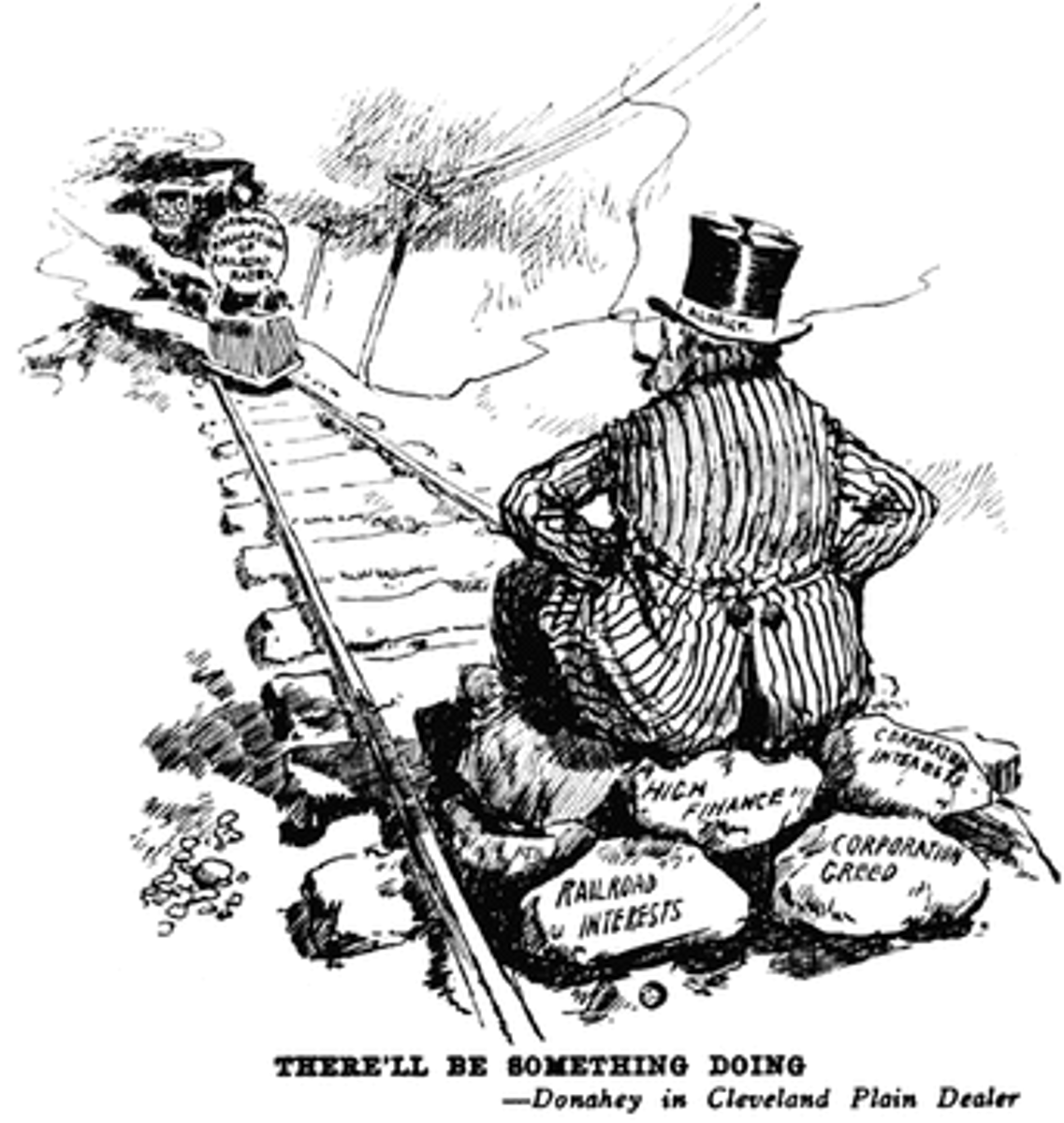 <p>Reestablished the right of the federal government to supervise railroad activities and established an Interstate Commerce Commission (ICC) to carry out the act. Created over public pressure - railroads were perceived to have abused their power as a result of too little competition. The ICC was not effective since it lacked little power.</p>