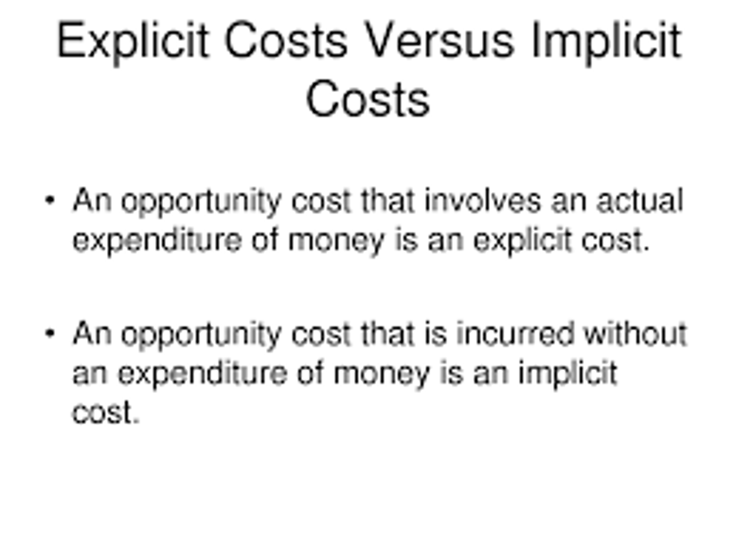 <p>Direct, out-of-pocket payments for expenses.</p>