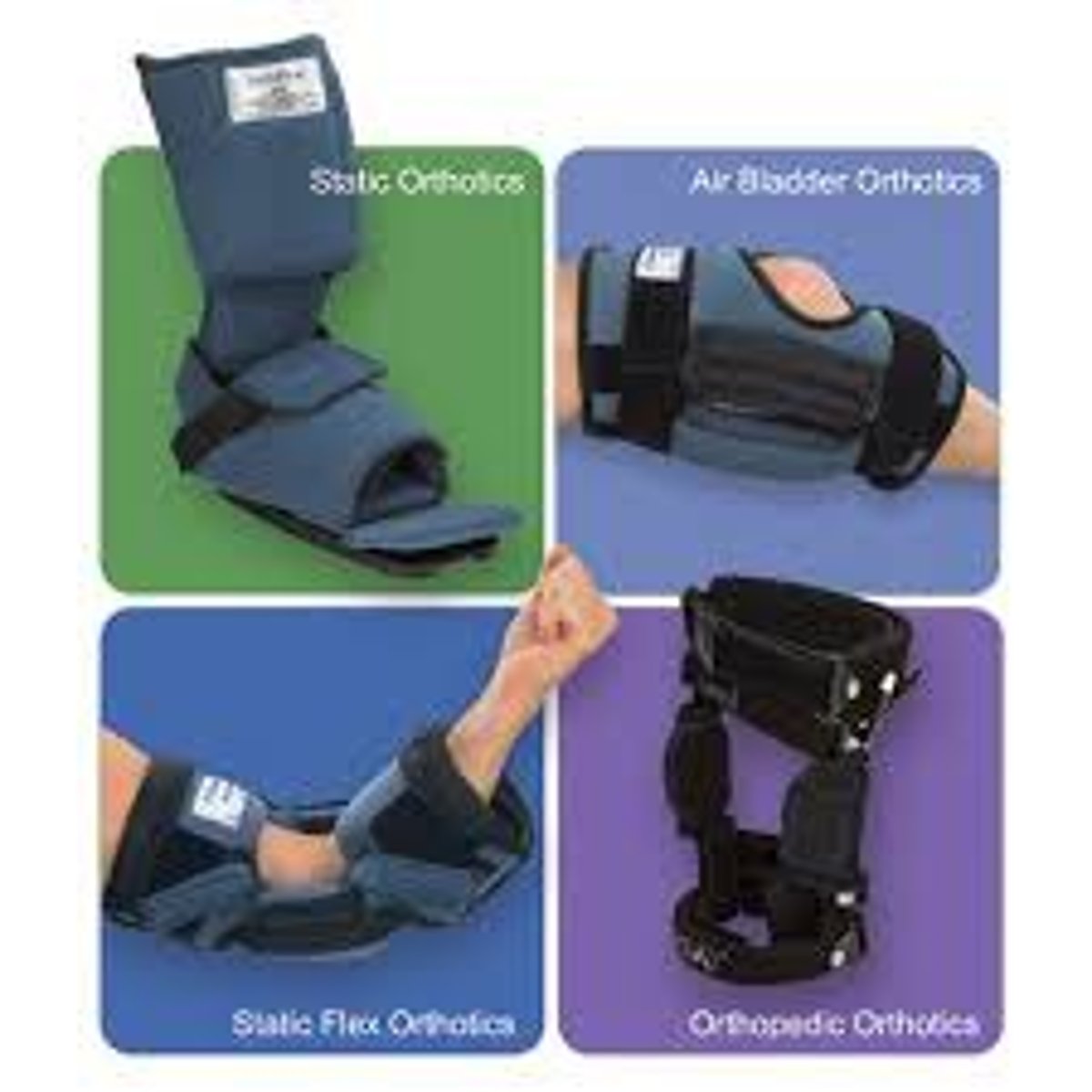 <p>A mechanical appliance, such as a leg brace or splint, that is specially designed to control, correct, or compensate for impaired limb function.</p>