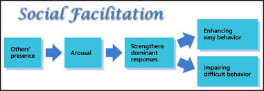 <p>being in the presence of other improves individual task performance</p><p></p>