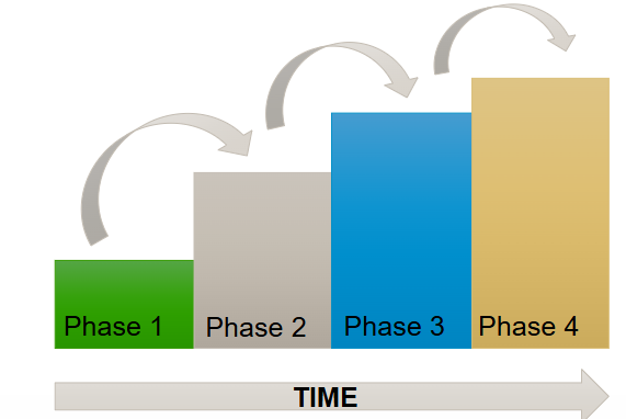 <p>In universally fixed order of phases → <em>Discontinuous </em>development.</p><ul><li><p>Each phase is <em>qualitatively </em>different.</p></li><li><p>Child <em>actively</em> contributes to own knowledge formation (‘little scientist’). </p></li></ul><p></p>