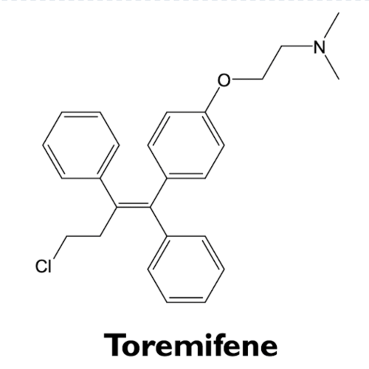 <p>- structurally similar to tamoxifen</p><p>- SERM</p><p>- used to treat advanced breast cancer</p>