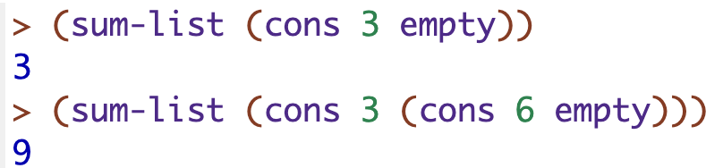 <ul><li><p>consumes a list of numbers (lon) and produces the sum</p></li></ul><p></p>