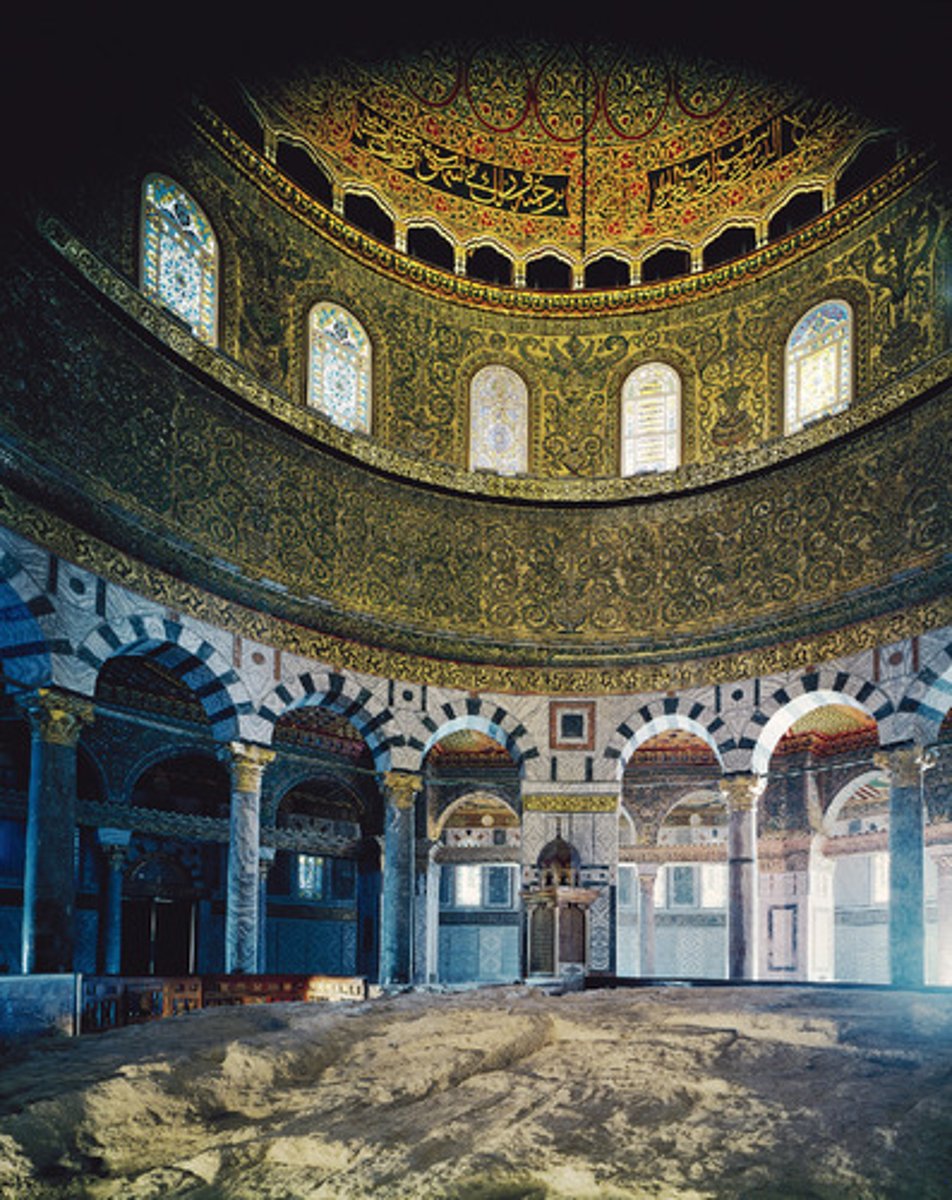 <p>a rounded vault forming the roof of a building or structure, typically with a circular base.</p>
