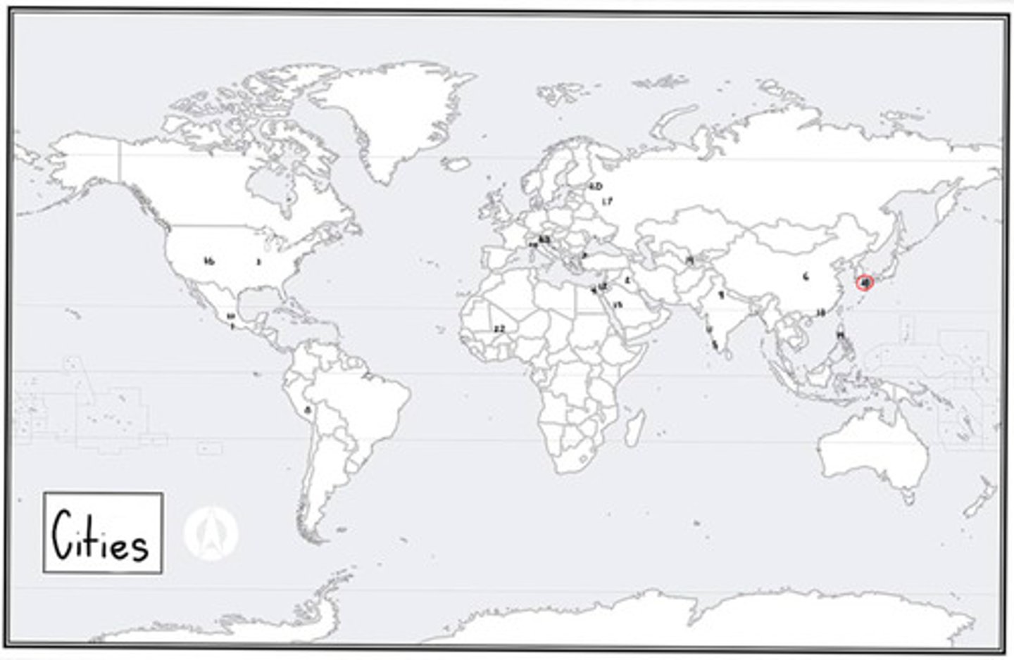 <p>What is #18? (cities)</p>