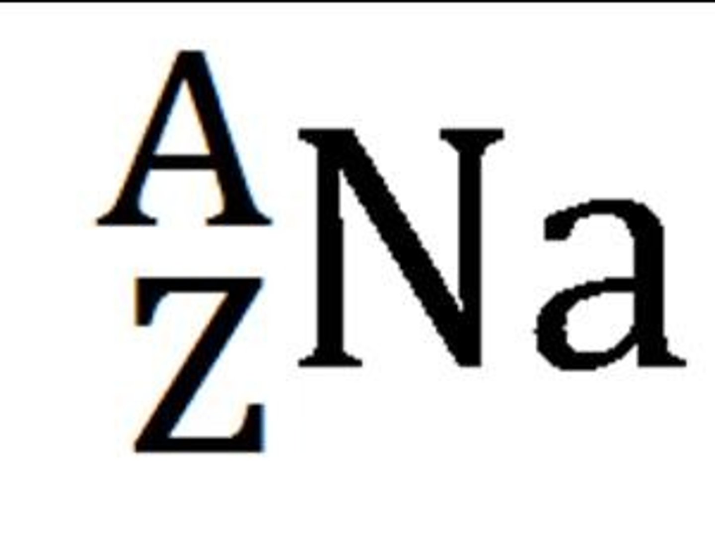 <p>What does the letter Z represent in this graphic? The atomic number or atomic mass?</p>