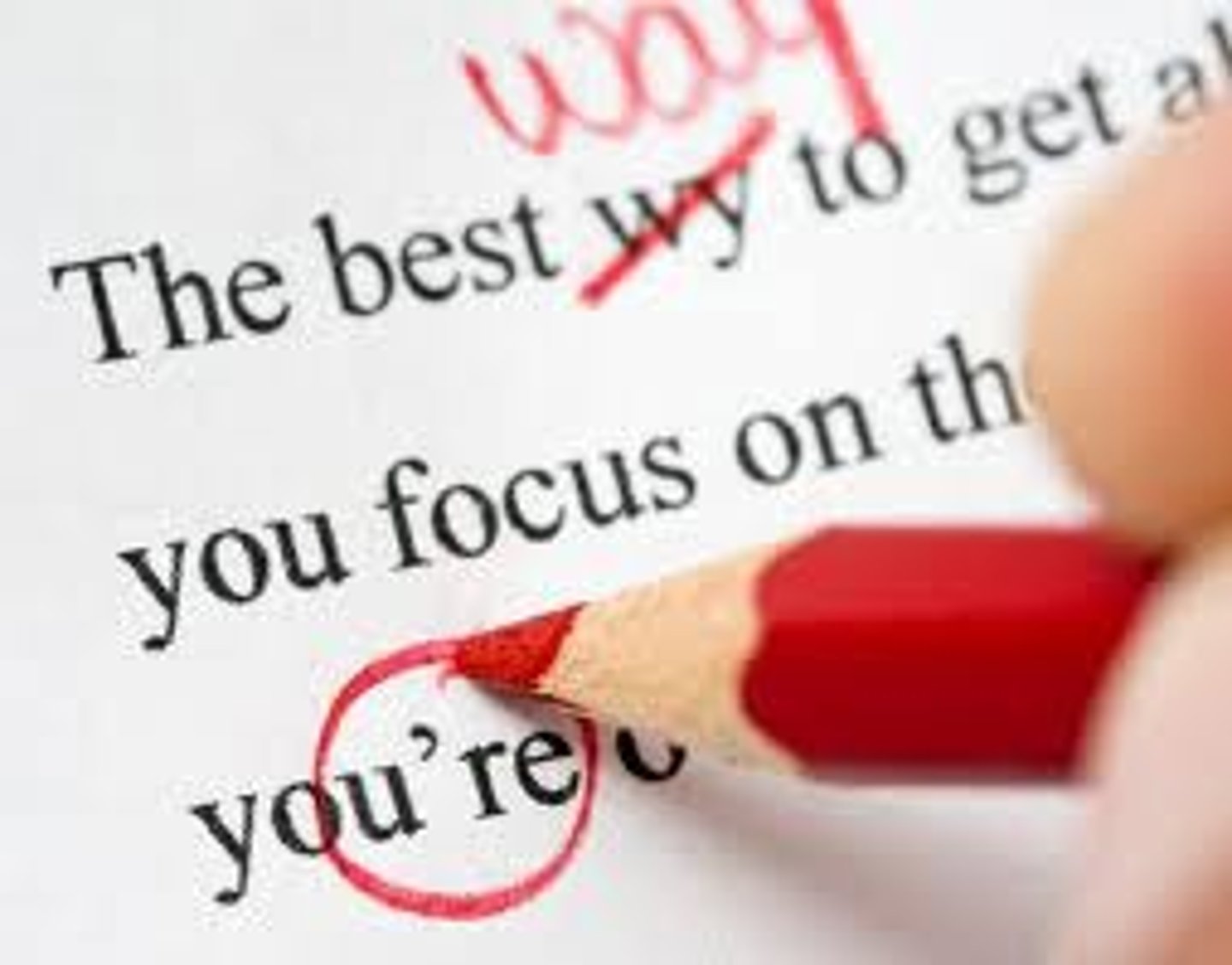 <p>to correct</p>