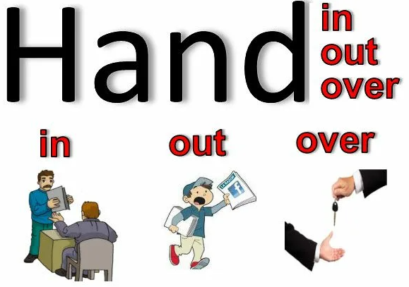 <p><span style="font-family: Roboto, RobotoDraft, Helvetica, Arial, sans-serif">вручать \ раздавать(выдавать)</span></p>