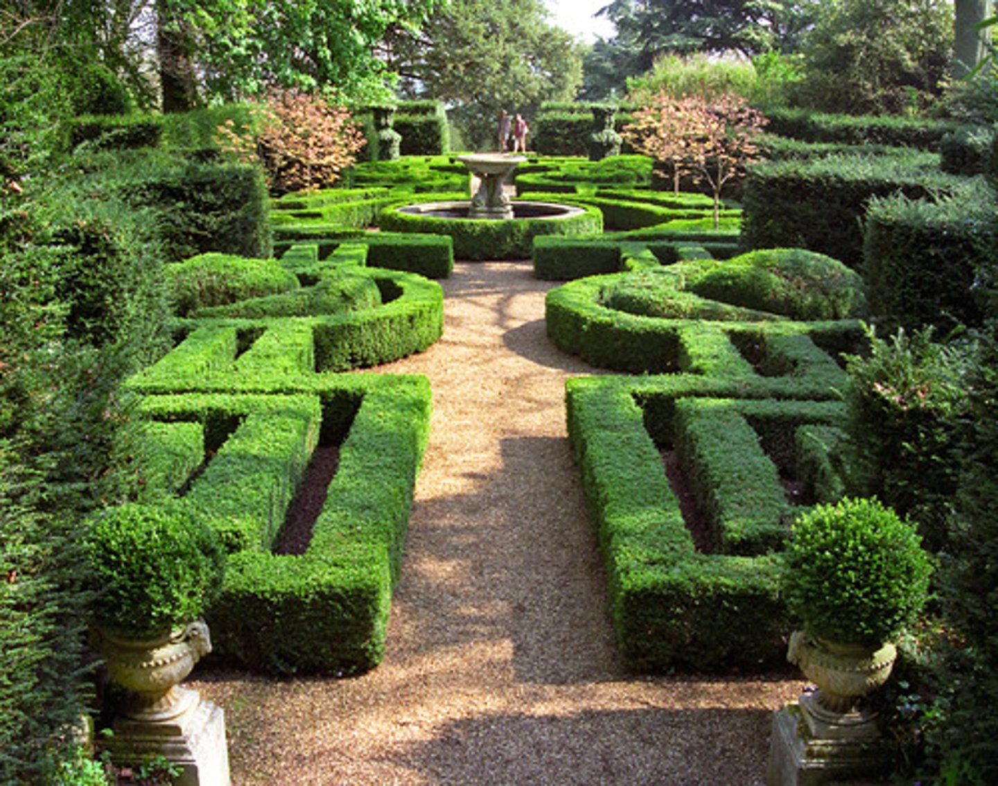 <p>geometrically organized gardens</p>
