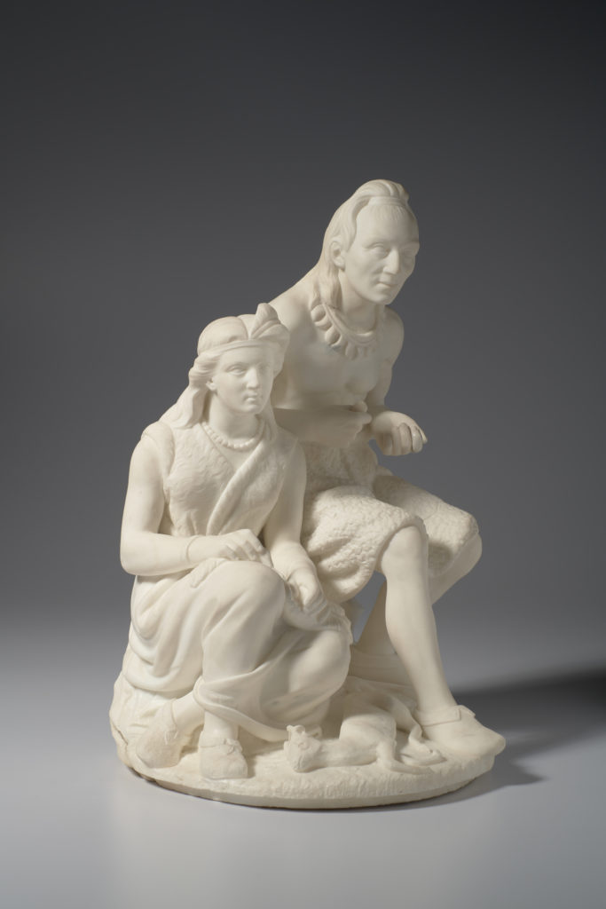 <p>Mixed Black and Native American woman sculptor. No ethnic markers to disconnect her work from her background, she also did not want to be seen as an exotic curiosity.  Sculpting was considered a masc art form. Refused critiques from her contemporaries due to her identity (felt being a woman and multiracial, she was especially vulnerable)</p>