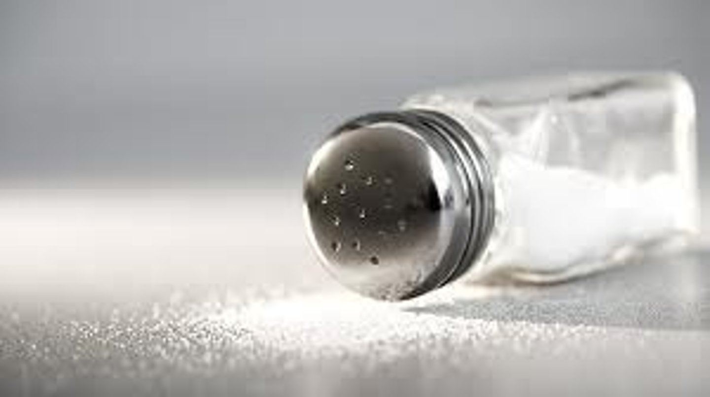 <p>salted, salty</p>