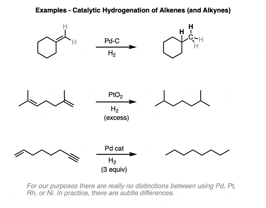 <p>1) H2</p><p>  ————→    syn addition, </p><p>2)  Pd/C</p>